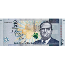 (405) ** PNew (PN87) Bahamas - 10 Dollars Year 2022